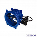Затвор Dendor тип 023F DN1200 с редуктором